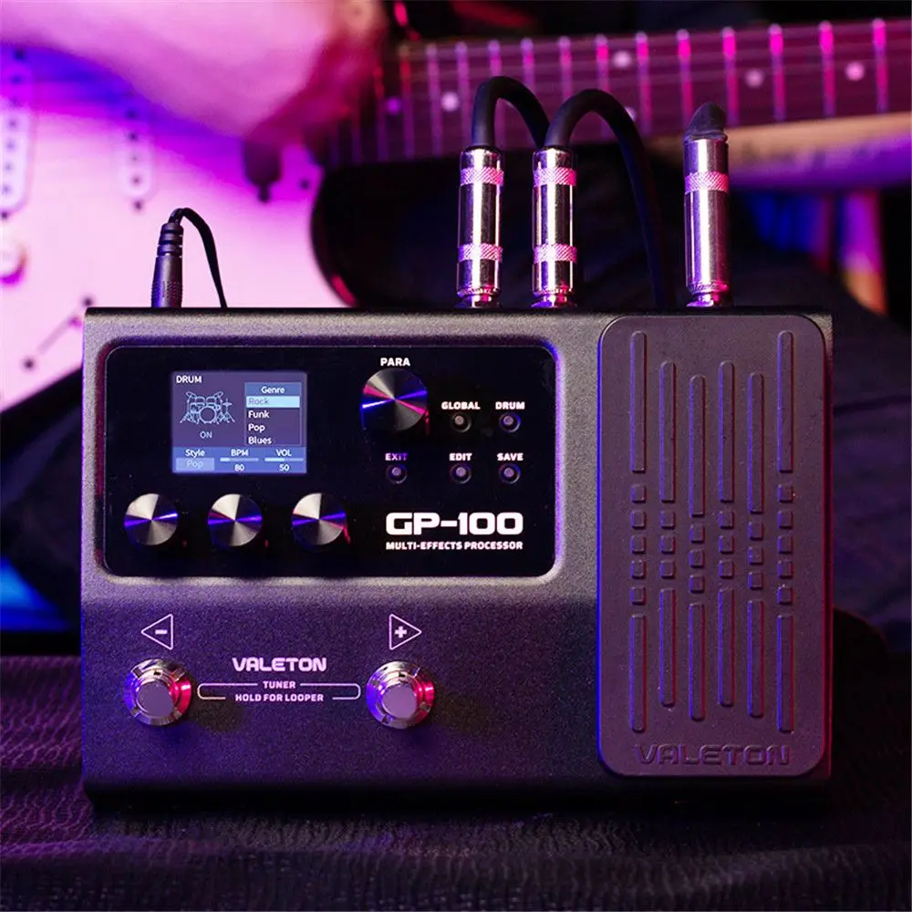 

Multifunctional Pedal Multi Expression Guitar Accessories Music Effector GP-100 140 Built in Guitar Effects Processor