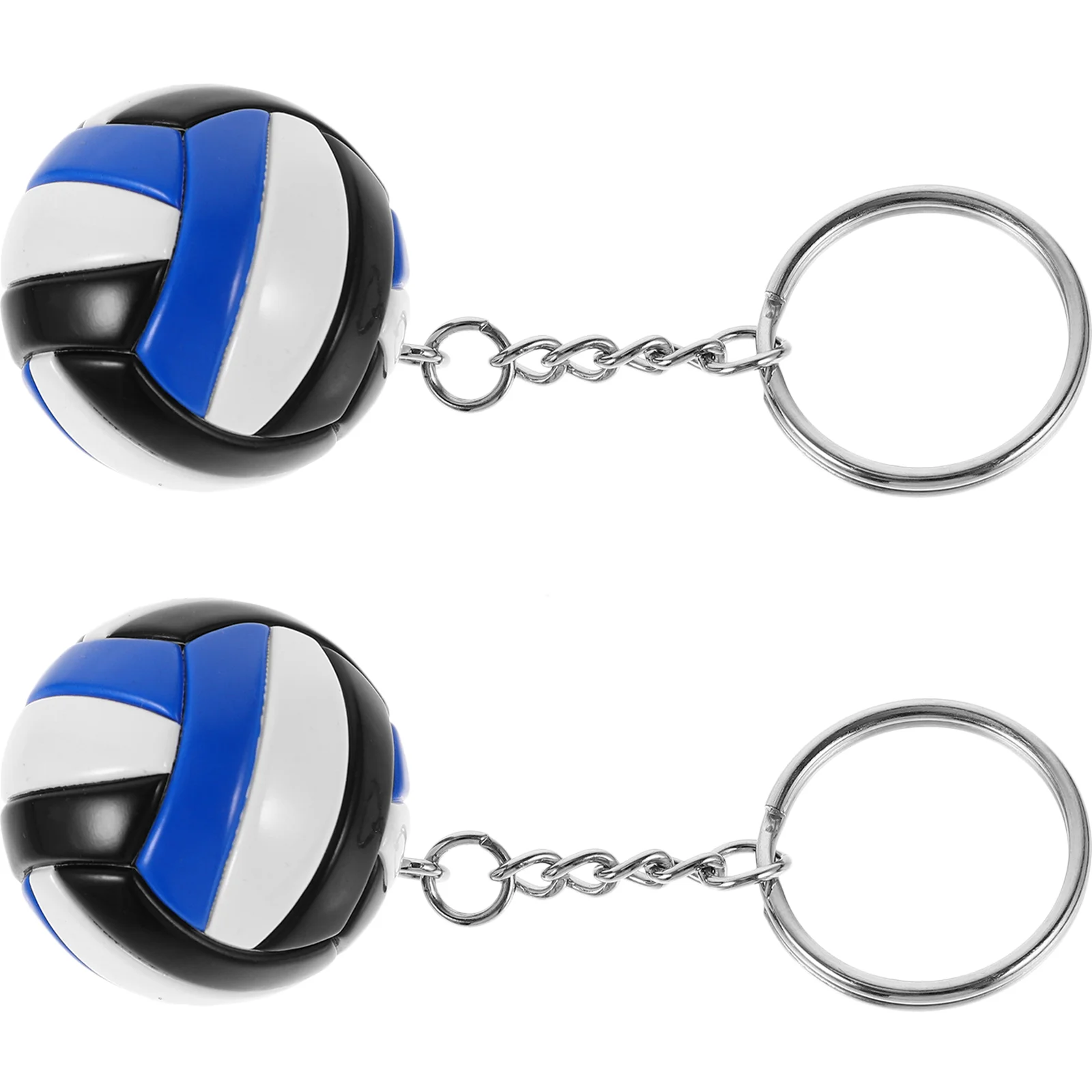 

2 Pcs Key Chain Volleyball Keychain Keychains Backpacks Big Party Favors Decorative Keyring Prize