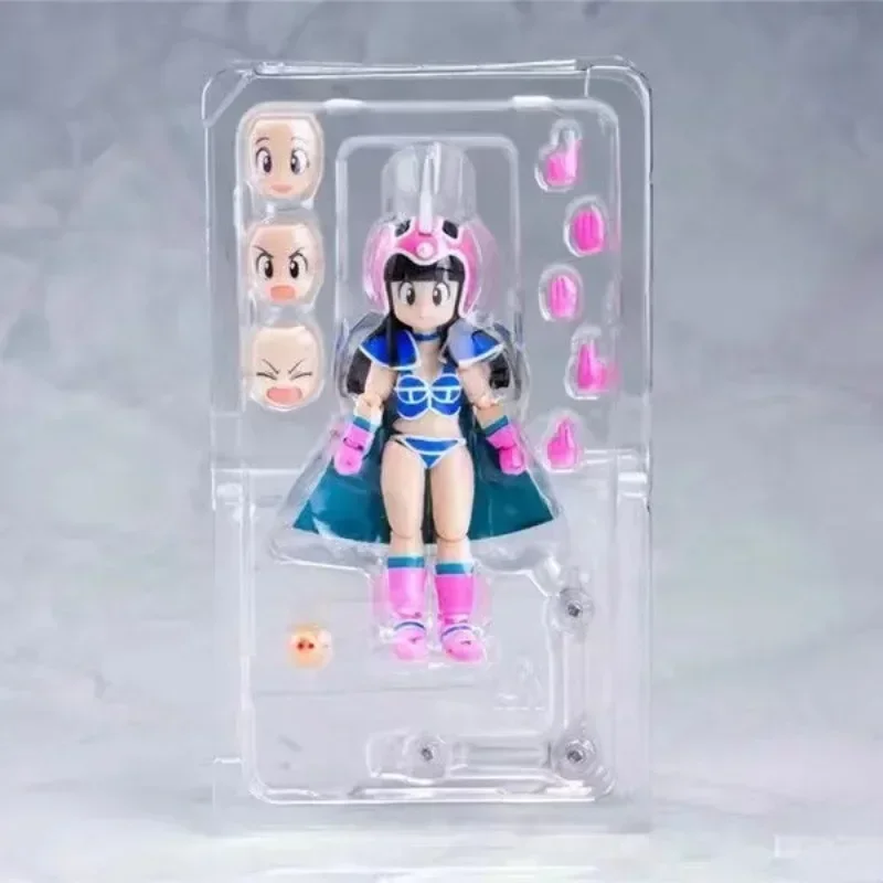 В наличии BANDAI Original Dragon Ball Z SHF Chichi Kid Era Аниме Фигурка Подлинная сборная модель