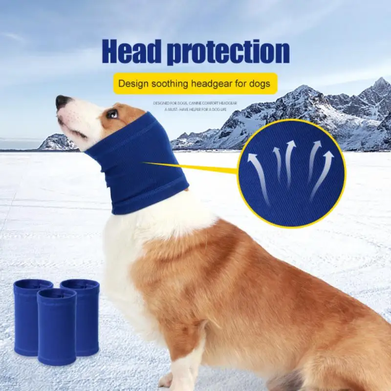 

New Pet Ears Anti-noise Impact Headwear Dog Earmuffs Winter Beautiful Warm Warm And Cold Washable Shock-absorbing Headgear