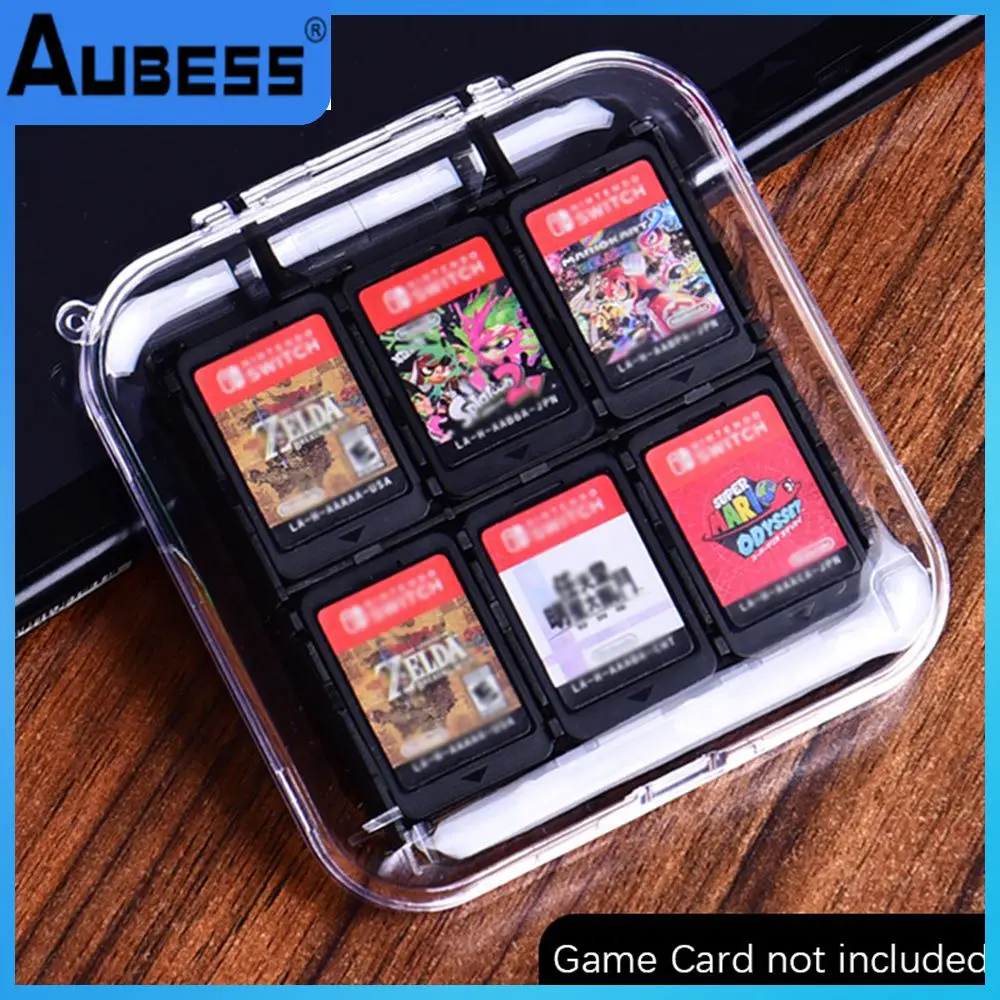 

Transparent Color Cassette Storage Box Portable Game Card Box Wear Resistance Fall Resistance Portable Storage Box Visualization