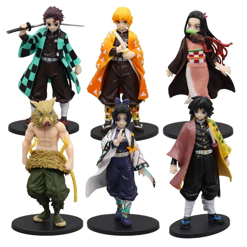 

Demon Slayer Anime Figure 16CM Kimetsu no Yaiba figure Agatsuma Zenitsu Nezuko Warrior Kamado Tanjirou Action Figure PVC Model