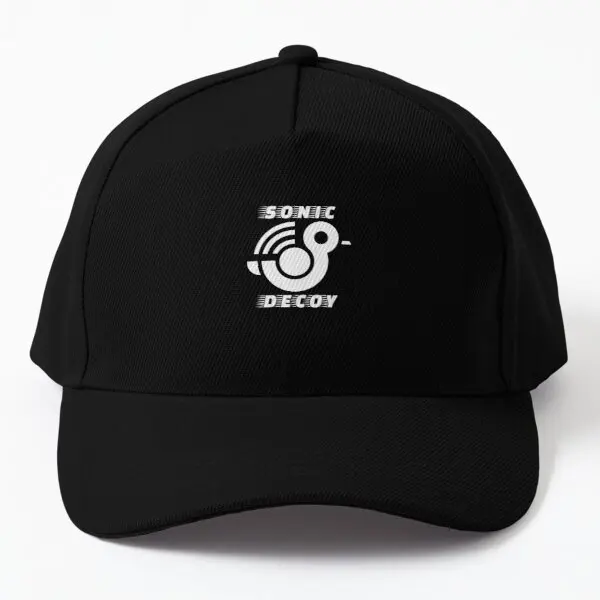 

Sonic Decoy Records Logo Baseball Cap Hat Boys Solid Color Mens Hip Hop Czapka Outdoor Bonnet Printed Spring Sun Black
