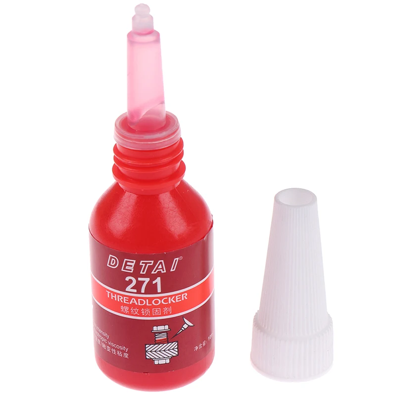 

1 Pcs 271 10g High Strength Threadlocker Anaerobic Adhesive Glue Thread Locker Anaerobic Screw Lock Thixotropic Viscosity Thread