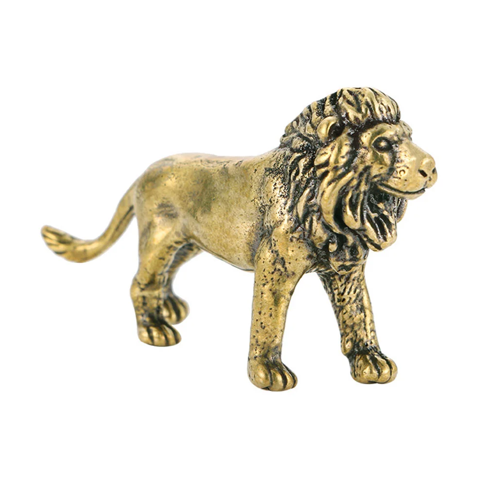 

Statue Figurine Brass Animal Sculpture Figurinesstatues Fengshuiwealth Prosperity Animals Dog Fu Goldguardian African Miniature