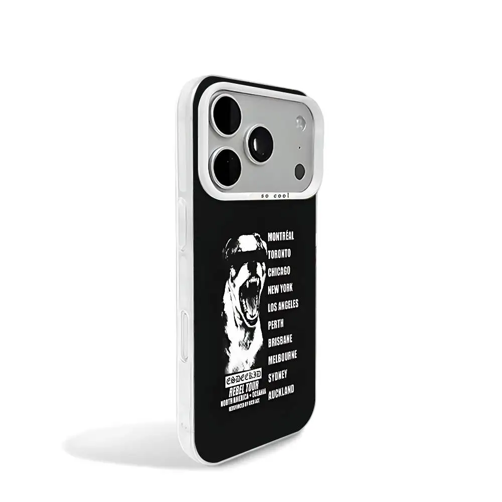 Фото E-EsDeeKids Rebel Tour White Matte Large Lens Frame Cover для iPhone 12 11 14 13 17 16 15 Pro Max Mini Plus E №2