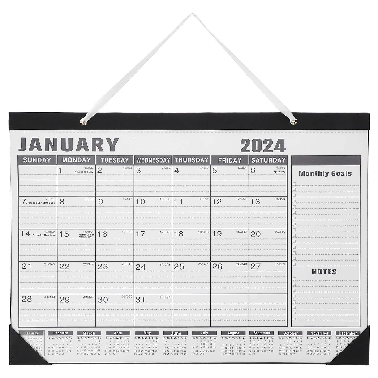 

Прочный ежемесячный календарь, офисный Подвесной Настенный рабочий стол, английская ежедневная комната, бумага