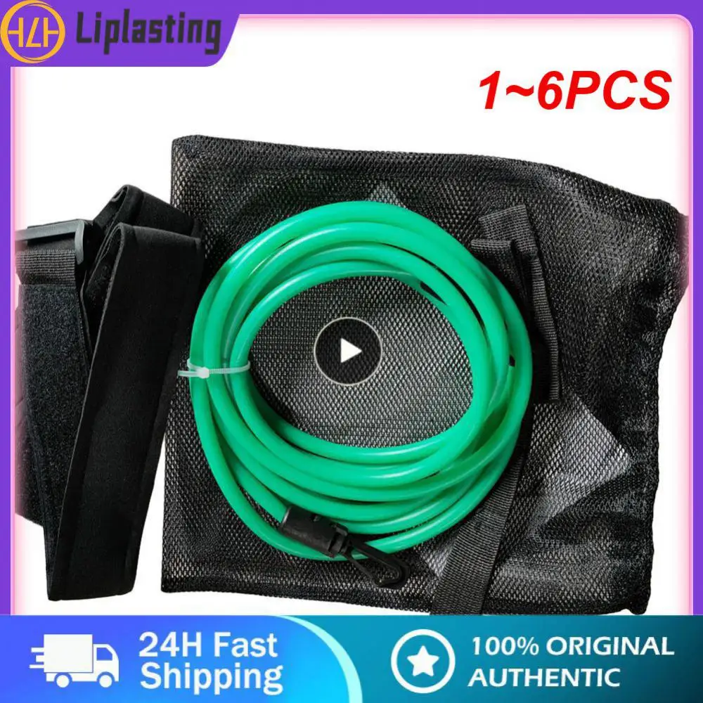 

1~6PCS Adjustable Swim Training Resistance Belt High Quality Elastic Rope Swim Pool Safety Training Band Latex Tubes Exerciser