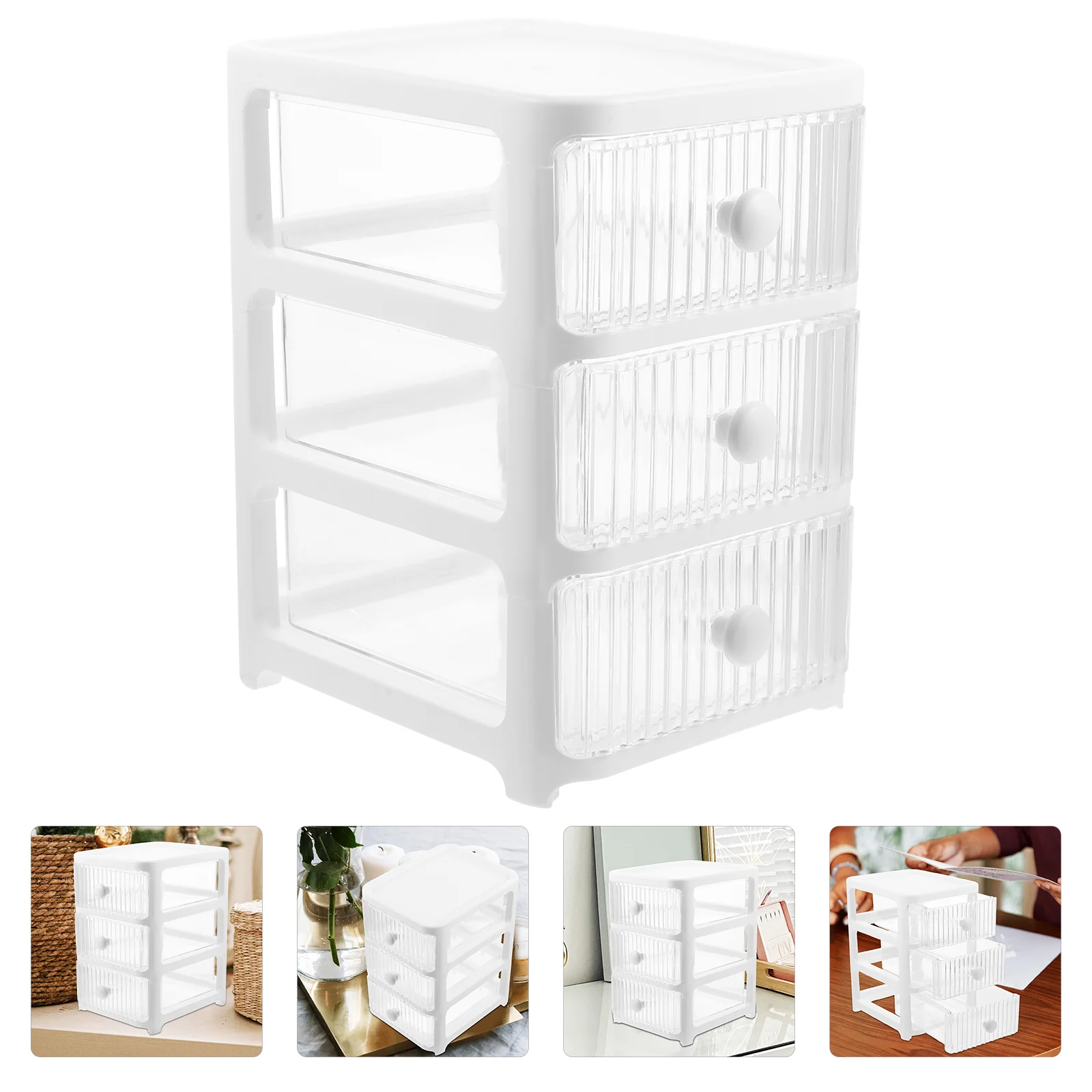 

Plastic Drawer Desktop Storage Drawers Organizer Stationary Accessories Pp Type Office