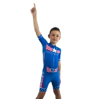 sila kids cycling jumpsuits coverall summer racing inline speed skating roller skating clothing childrens short sleeve bodysuit