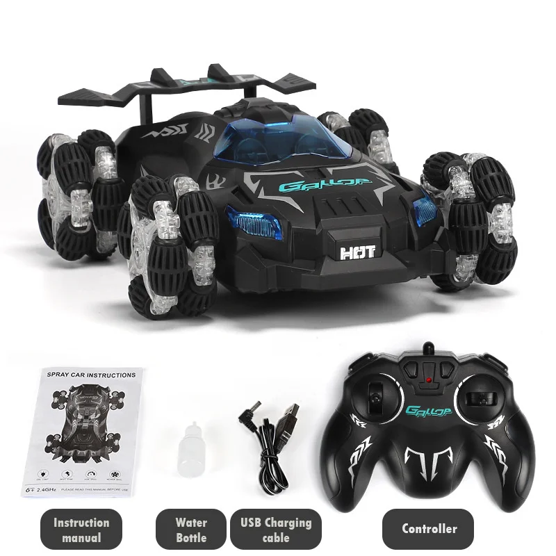 

Spray RC Drift Cars Radio Controlled Car RC Car Toy Car with Remote Control 2.4G Light Music Toys for Children Boys Gifts