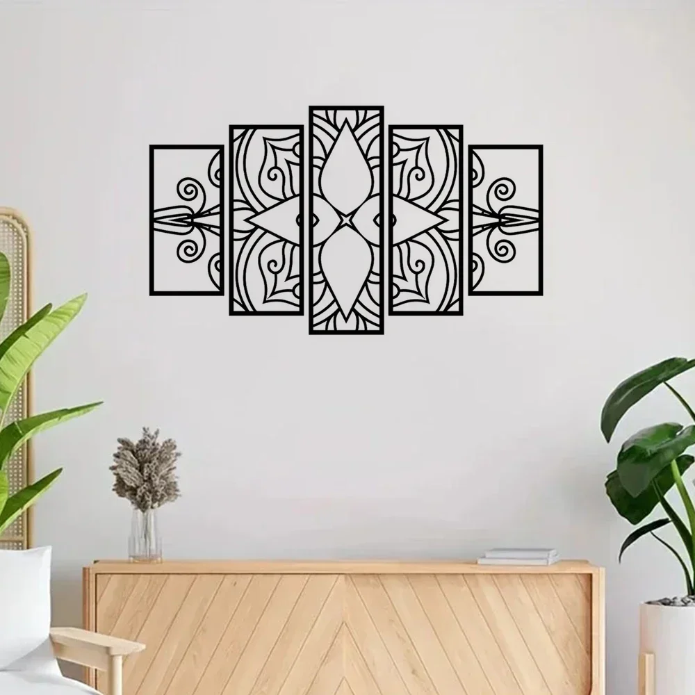 5 Упаковок Mandalay Настенный Декор Металлический Кулон С Лазерной Резкой