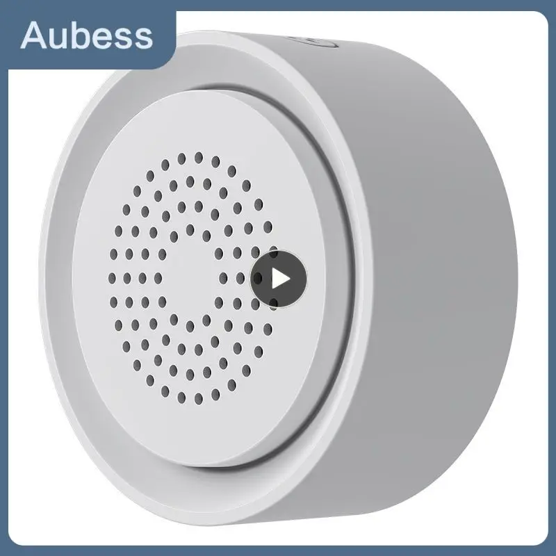 

Temperature And Humidity Sensor Tuya Smart Wifi Mobile App Remote Sound And Lighting Alert Sirene Sound And Light Alarm 3 In 1