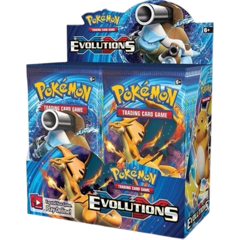 

Pokemon Collection Card PTCG English Version XY Evo CP6 Evolutions Open The First Generation Re-engraved Card Christmas Gift