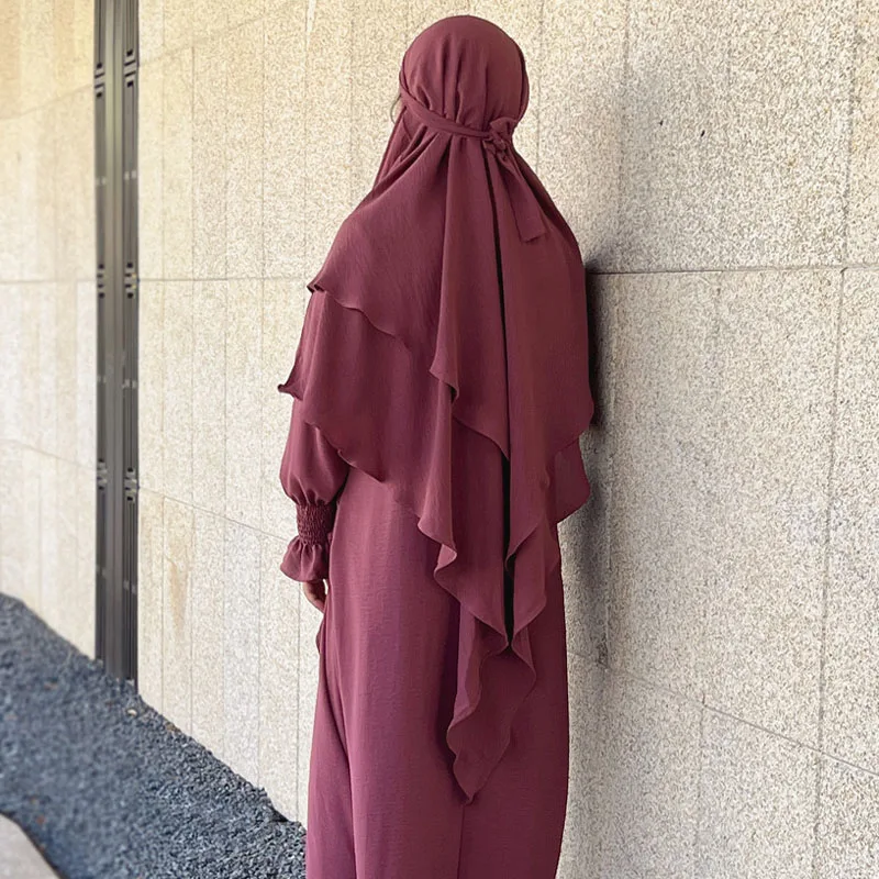 

Мусульманская женская длинная кимарская накидка Дубай турецкий тюрбан однотонные малазийские шали шарфы ислам хиджабы 15 цветов ИД Мубарак 2023 Рамадан