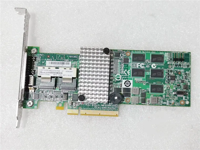 Для IBM M5014 M5015 512M 46M0851 46M0918 6 ГБ/сек. RAID card LSI9260-8i 12T 256M/512M 0 1 5 10 50 LSI 9260 8I Array |