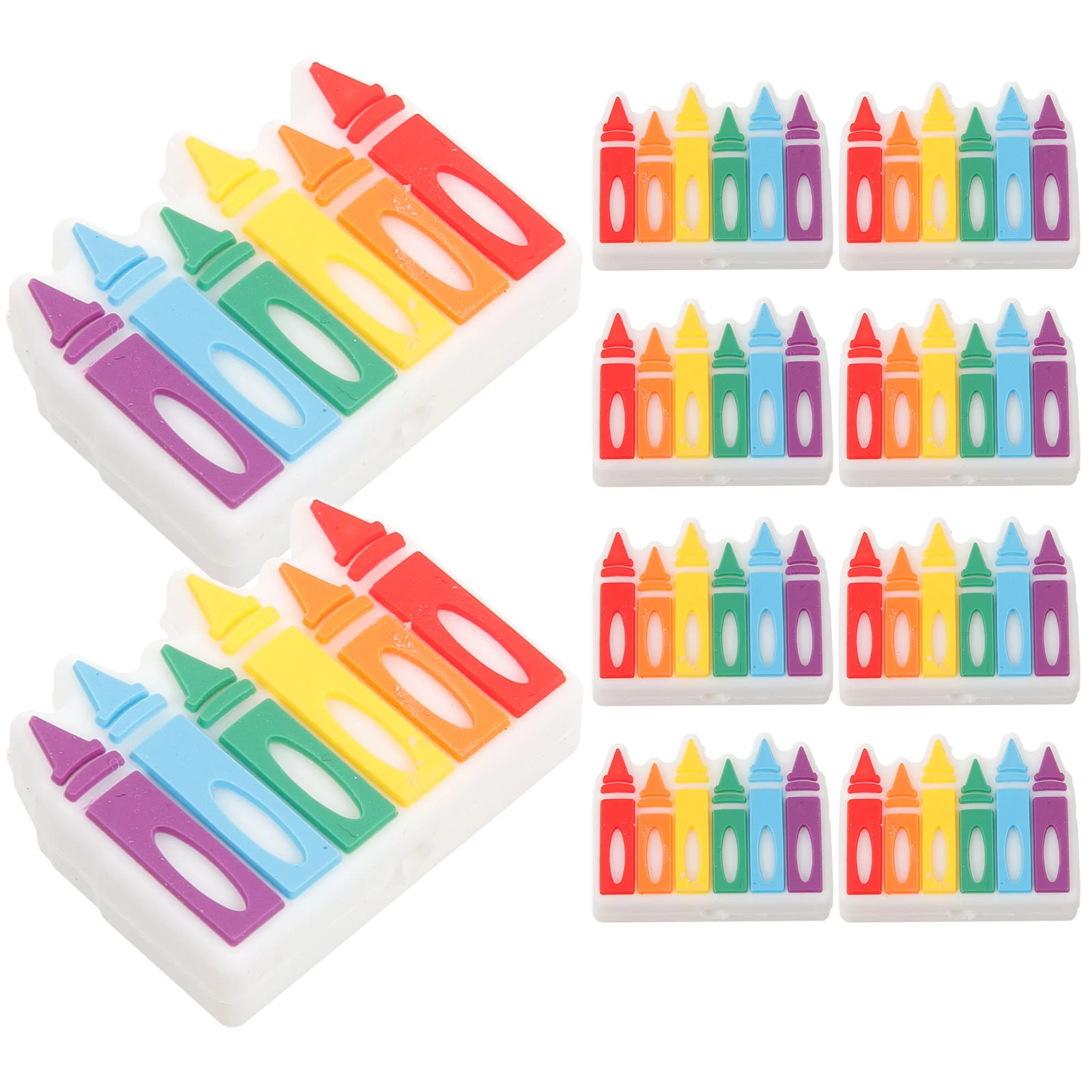 

Набор шармов, бусины, силиконовые брелоки для изготовления своими руками, свободные цветные мелки оптом