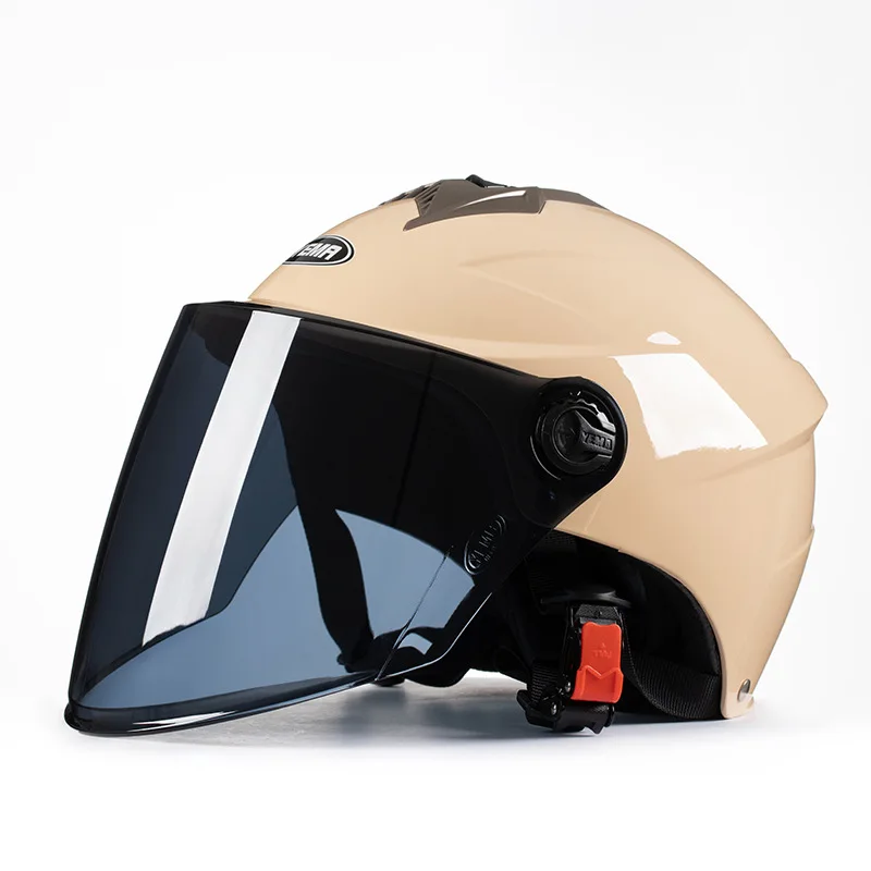 

Мотоциклетный шлем YEMA для мужчин и женщин, защита от солнца, дождя, безопасное летнее защитное снаряжение