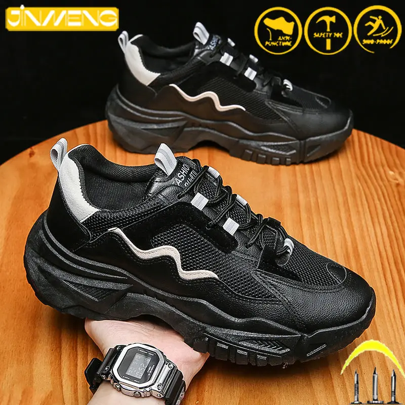 

Indestructible Work Safety Shoes Men Women Puncture Resistant Boots Lightweight Breathable Protection Running