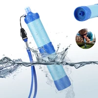mini portable membrane filtration survival gear water purifier pressurized water intake for outdoor drinking camping travel