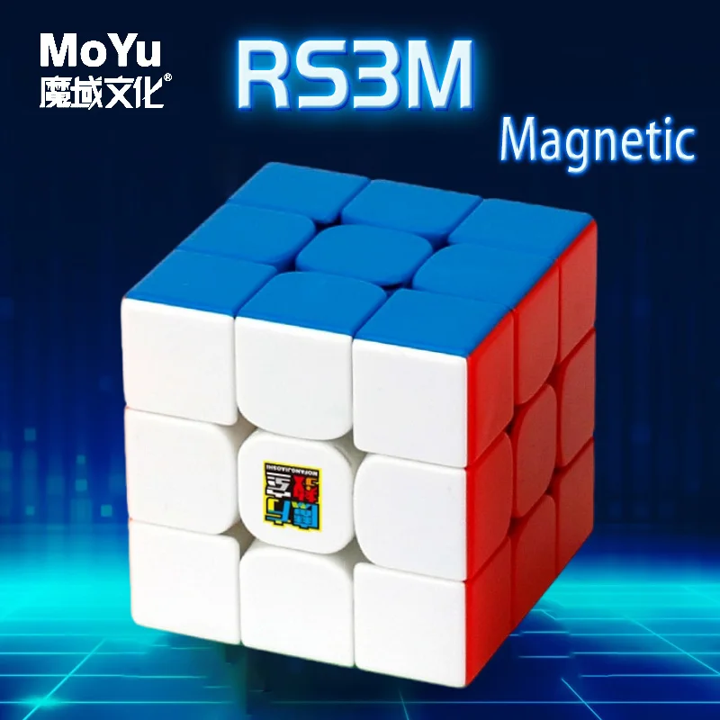 

MOYU RS3M Magic Cube 3x3x3 Magnetic Speed Cube RS3M Professional Magic Cube 3×3x3 Magnetic Speed Puzzle Children's Fidget Toys