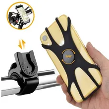 Bike Phone Holder Universal Detachable Bicycle Mobile Cellphone Holder Motorcycle Suporte Celular Rotatable Phone Holder