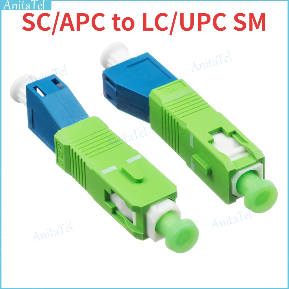 

2 шт./лот волоконно-оптический адаптер SC/APC к LC/UPC SM SC