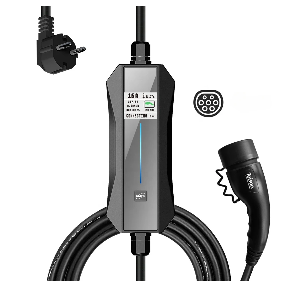 Зарядная Станция для электромобилей Teison mode2 16 А зарядное устройство переменного