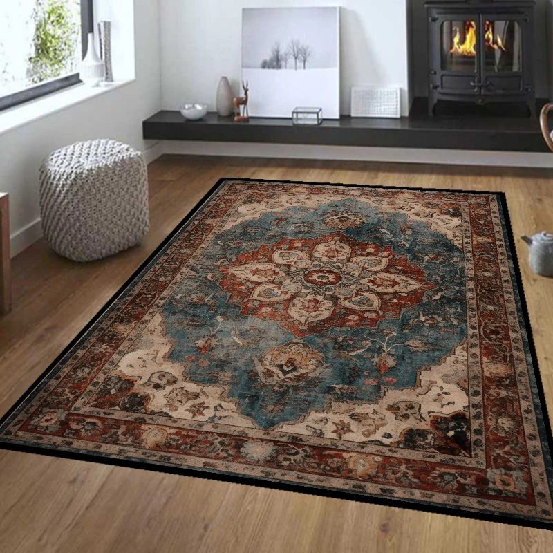 

Bohemian Carpets for Living Room Sofa Coffee Tables Mat Large Area Rugs Washable Home Decoration Bedroom Carpet for Rooms Decor
