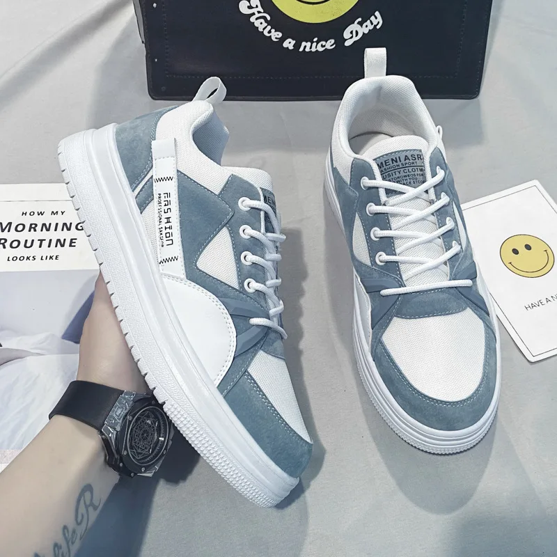

Casual Sneakers Men Skateboard Shoes Designer Fashion Walking Flats Breathable Sports Shoes 2022 New White Vulcanized Shoes Man