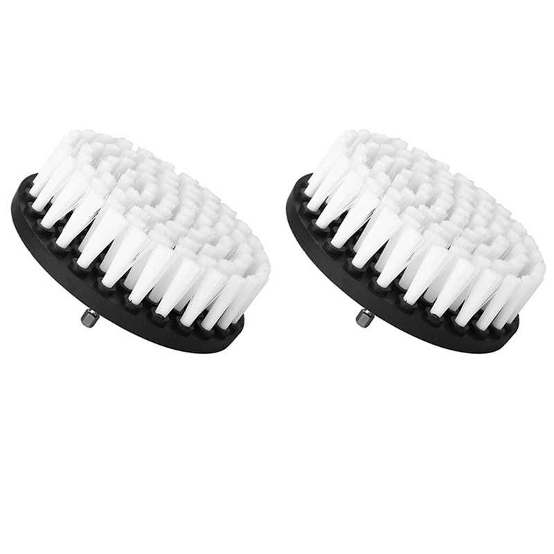 

4Pcs 5 Inch Soft Electric Drill Brush Cleaner Tool For Cleaning Carpet Leather White