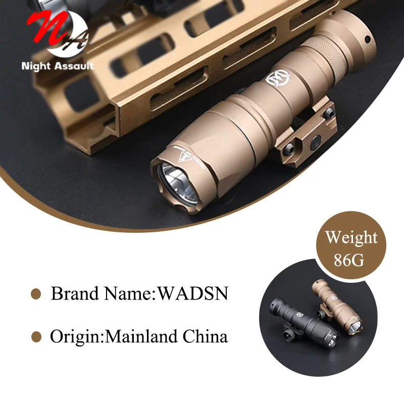 Тактический фонарик M300A базовый осветительный прибор для страйкбола с рельсовым