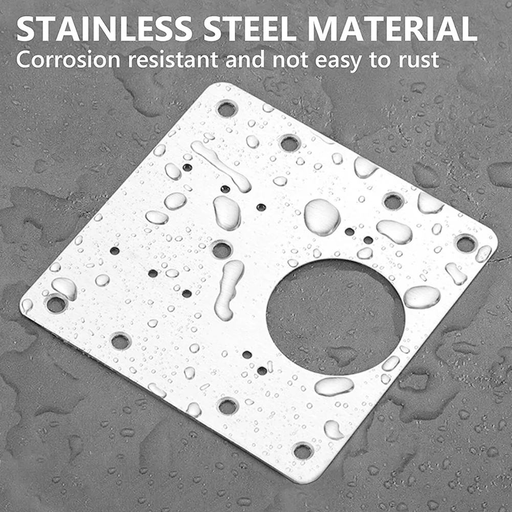

1/2/4/10pcs Hinge Repair Plate Cabinet Hinges Cupboard Door Fixing Mounting Plate Furniture Hardware Side Panel Hinges Repair