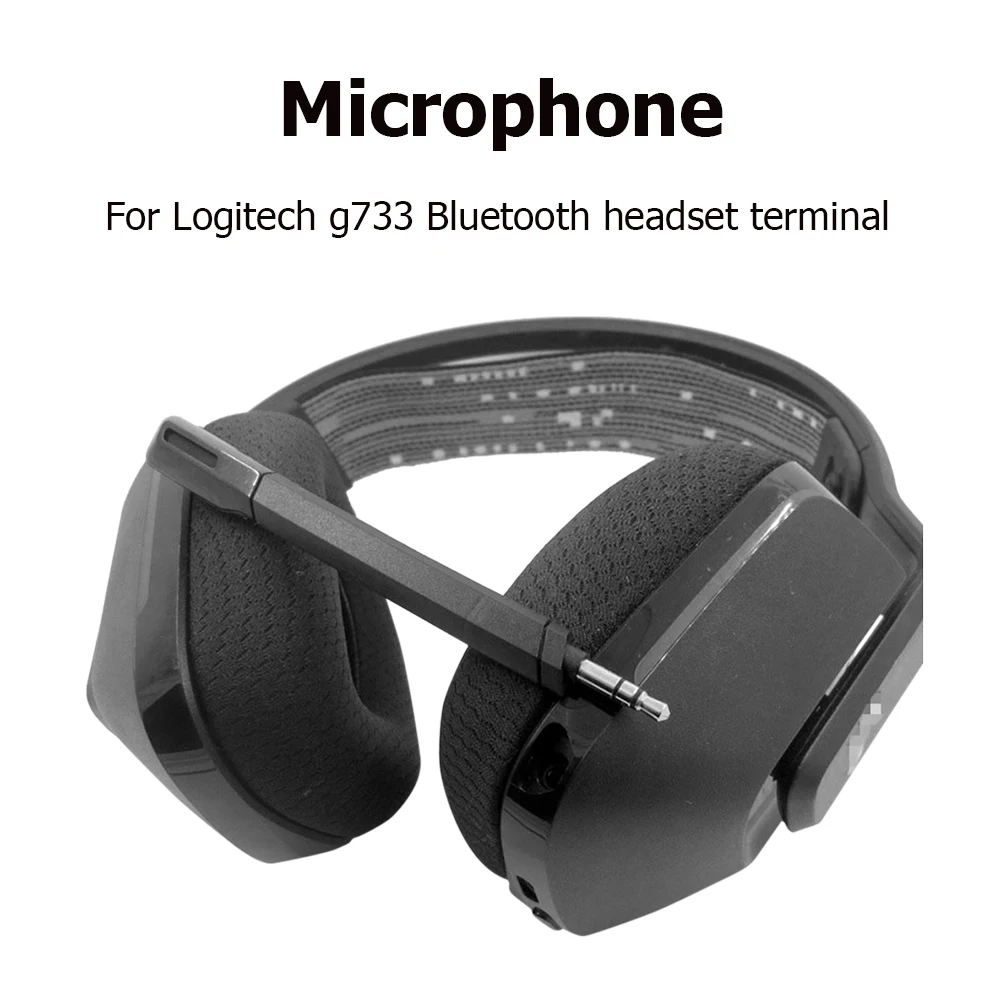 

Оригинальная гарнитура с микрофоном для Logitech G733, 3,5 мм, беспроводные наушники, микрофон, замена игровой гарнитуры, микрофон с голосовыми фил...