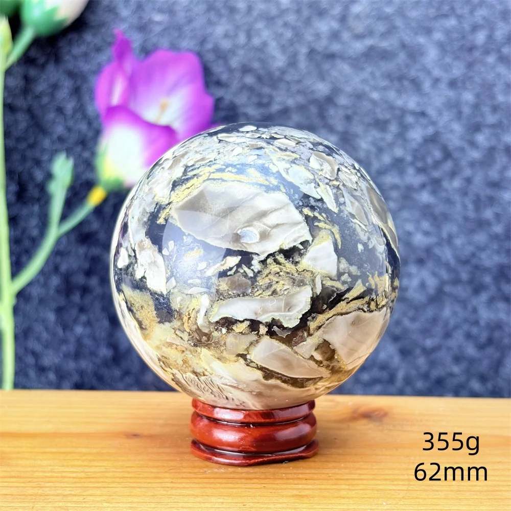 

Светящийся вулканический агатовый шар