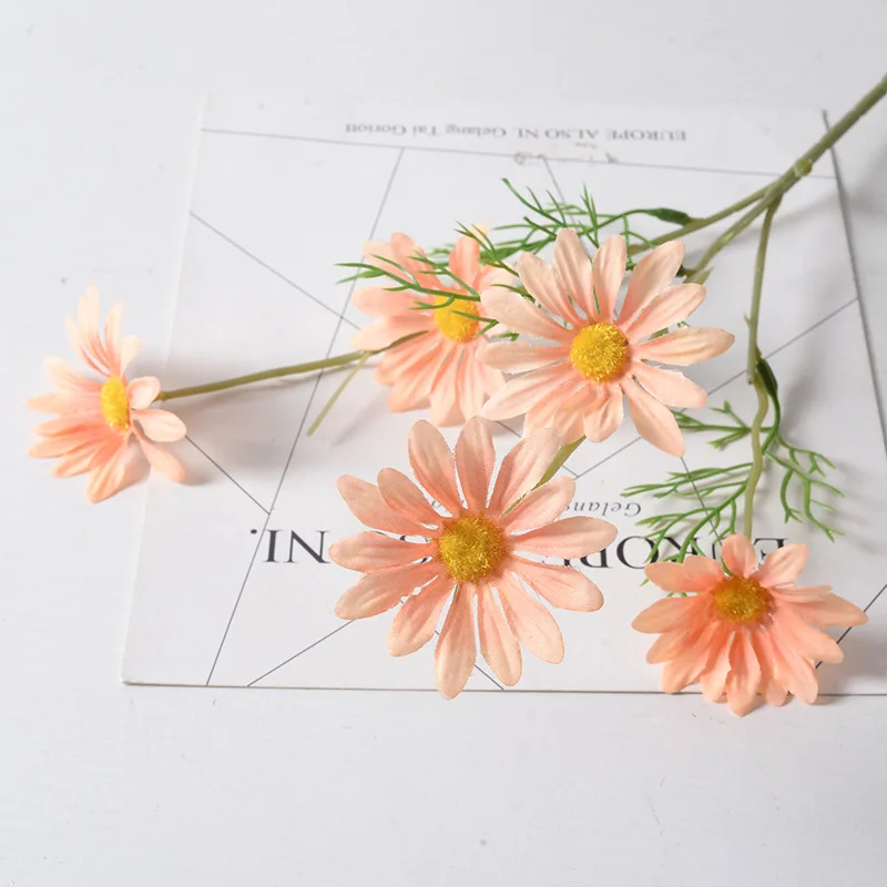 

MOONBIFFY искусственные ромашки, белые, 1 шт.