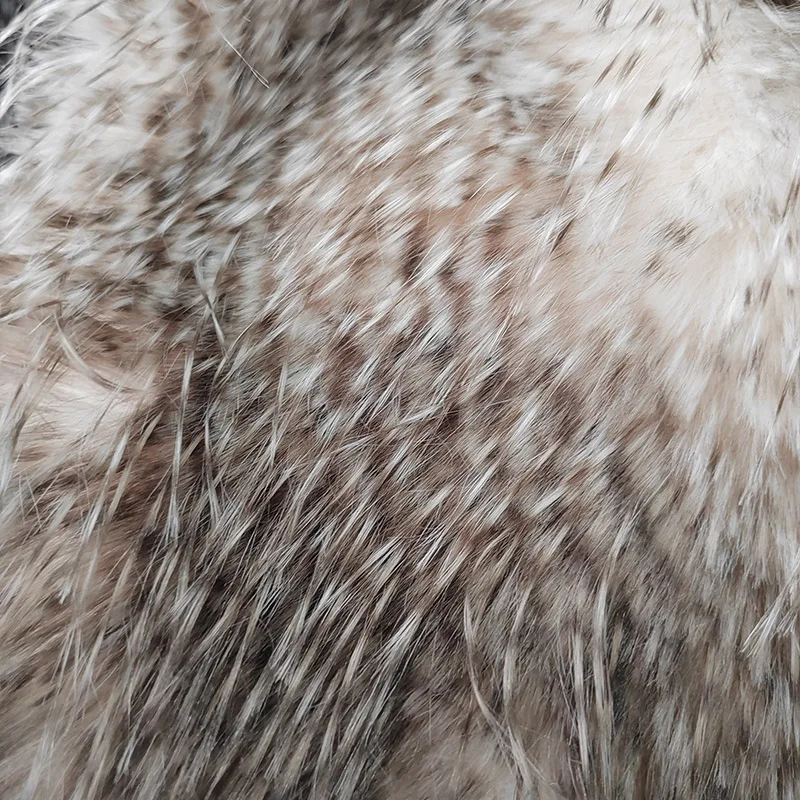 Модная коричнево-белая ткань из искусственного меха имитирующий мех павлиньих