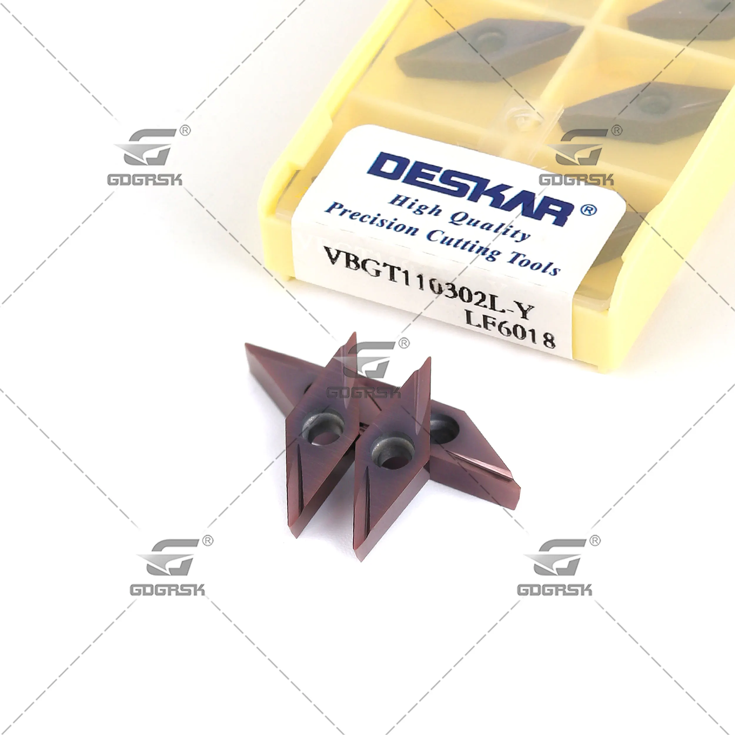 Токарные инструменты для станков с ЧПУ DESKAR VBGT110302R VBGT110302L VBGT110304R VBGT110304L Y LF6018