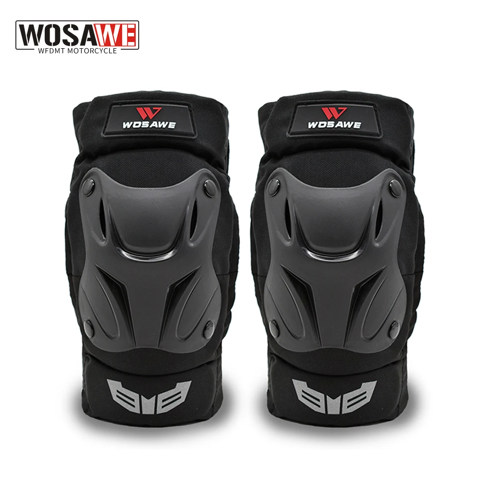 

WOSAWE Motorcycle Knee Elbow Pads Motocross Kneepads Protector Shin Guards Protective Gears Paintball Skating Racing Riding