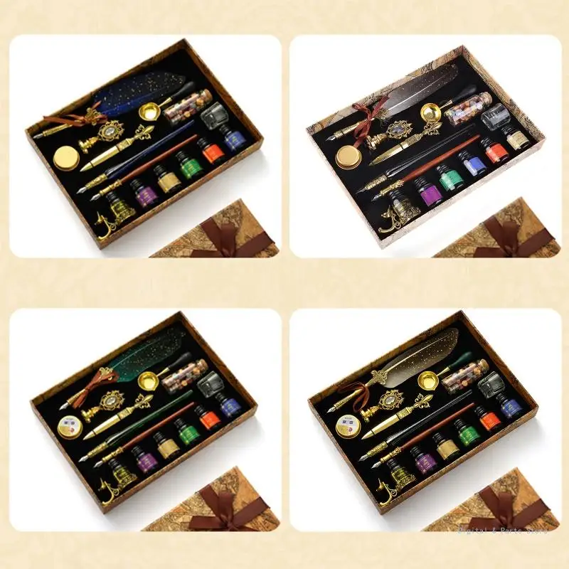 

Набор перьевых ручек M17F включает 6 бутылочек с чернилами для письма детей, студентов и взрослых