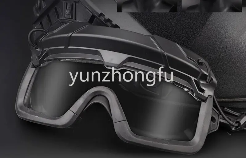 

Многомерный раздельный шлем тактические уличные очки для близорукости очки для беспорядков с шлемом