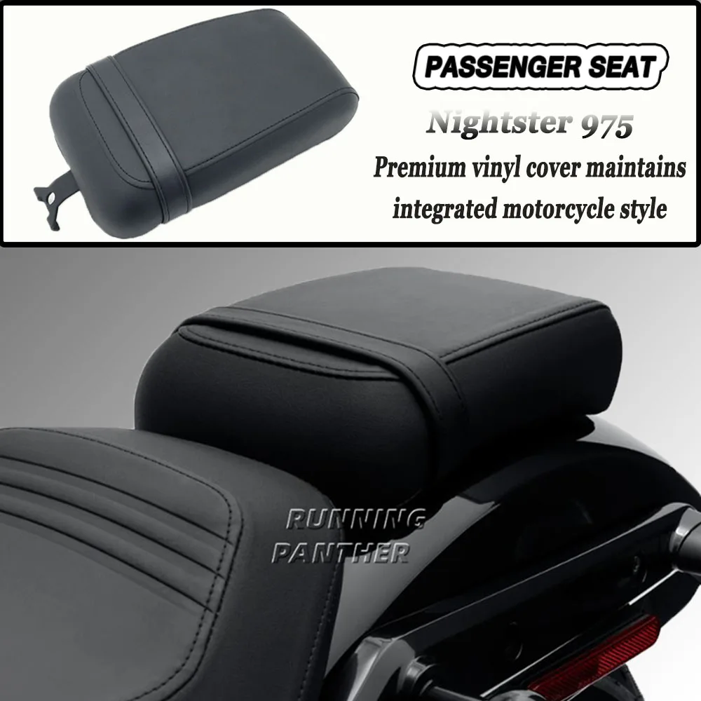 

New Motorcycle Passenger Pillion Rear Seat Pad PU Pillow For Nightster RH 975 Nightster975 RH975 Nightster 975 2022