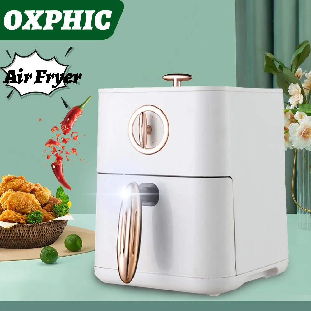 

OXPHIC 5.0 Liters Air Fryers without Oil Electric Oil-free fryer Convection oven 800W Deep Fryer Oven Kitchen Appliance