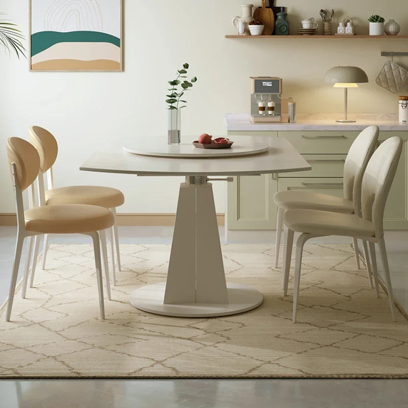 Тарелка обеденный стол минималистичный современный вращающийся