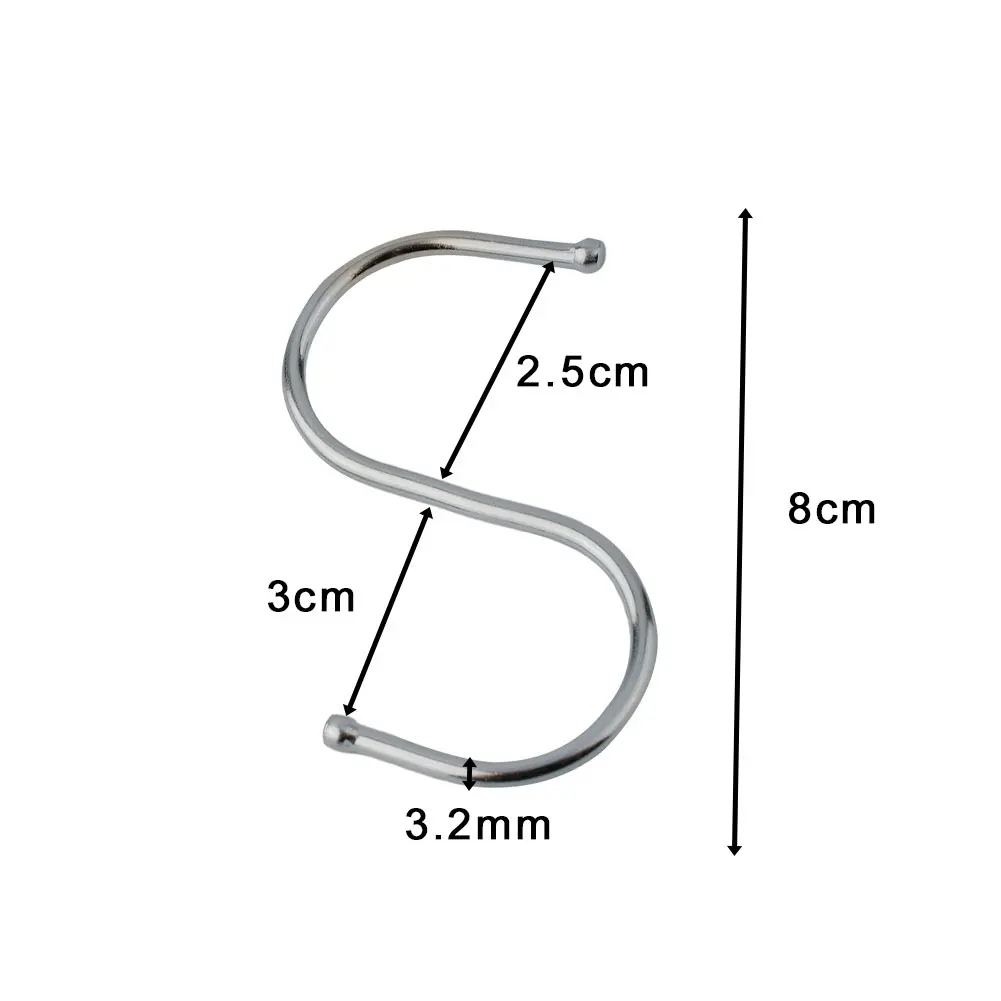 5 Pcs Awning Rail Hook Ring With S Hooks Motorhome And Caravan Hanger Stainless Steel For RV Awings Camper Awing Accessories