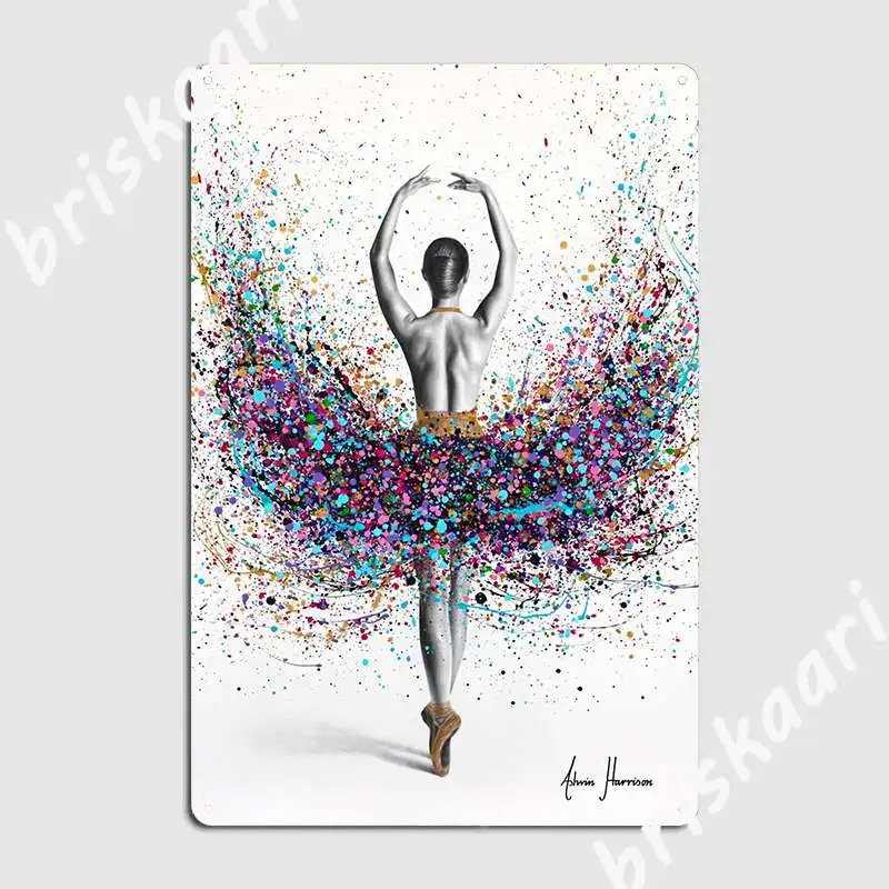 

Ослепительный бриллиантовый металлический плакат, пластины для клувечерние, украшение для гостиной, жестяной плакат