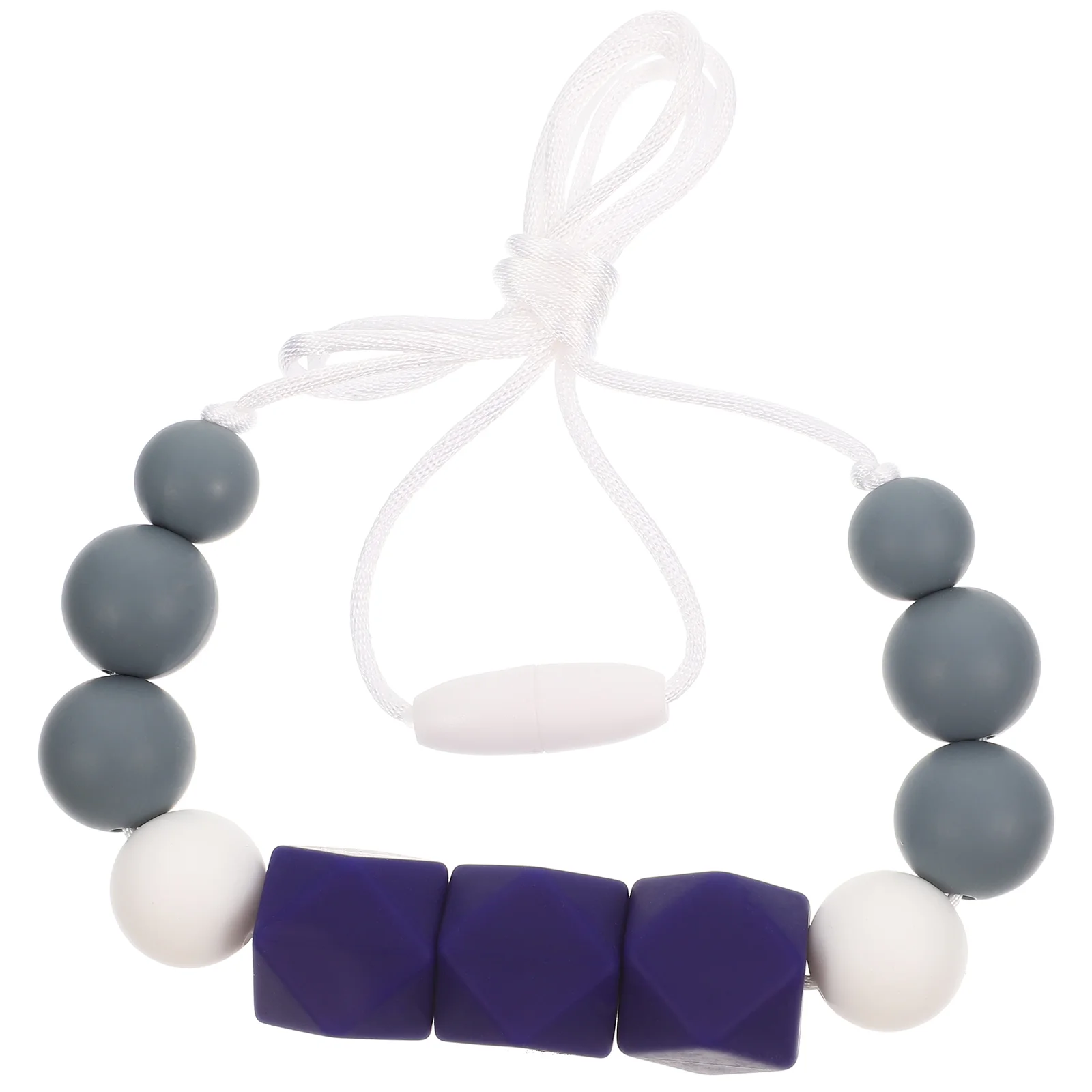 

Baby Necklace Teething Teether Toy Silicone Chew Toys Girl Teeth Chewing Jewelry Necklaces Pacifier Beads Beaded Newborn Infant