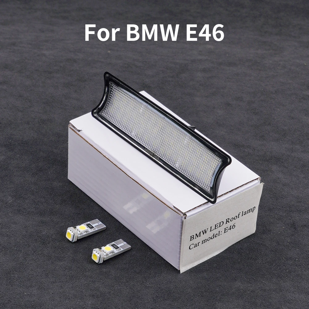 

Atreus Car LED Roof Lights 12V For BMW 3 Series E46 4d 2d Accessories 1Set No error White SMD3528 LED Reading Lamp Bulb Kit