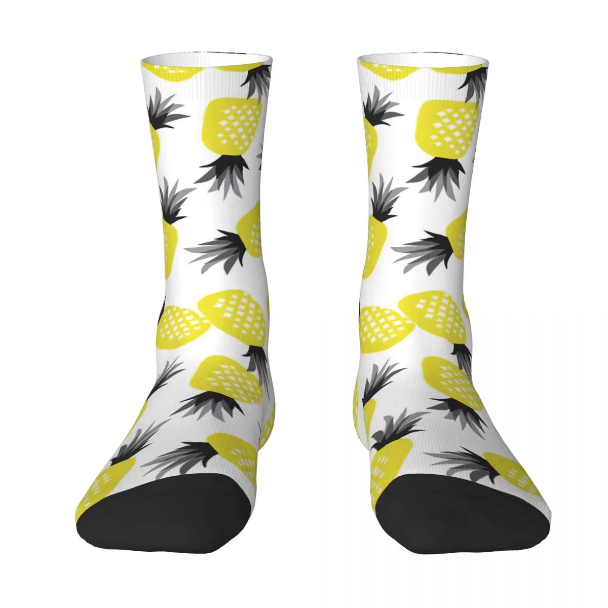 Seamless Pattern Watercolor Pineapples Adult Socks,Unisex socks,men Socks women Socks