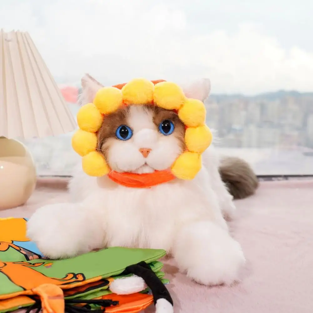 

Pet Costume Accessory Funny Adorable Cat Pet Hats Banana Duck Sunflower Flamingo Tiger Cartoon Design for Small for Cats